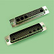 D-SUB Coaxial Connector 50Pin Solder / P.C.B/ Right Angle