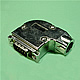 09 Pin Ethernet Right Angle Metal Hood