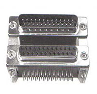 PND09A D-SUB 8.08(.318") Footprint Connector Dual Port