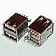 U.S.B A Type Connector Female P.C.B 180 Angle(Profile)