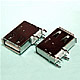 U.S.B A Type Connector Female P.C.B 90 Angle(Profile)