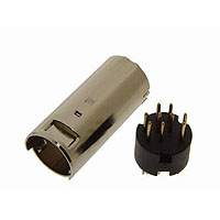 PND34-07 MINI DIN 9M MOLDED (LONG BODY)